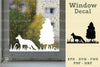 Fox in Forest Window Decal Clipart Bundle