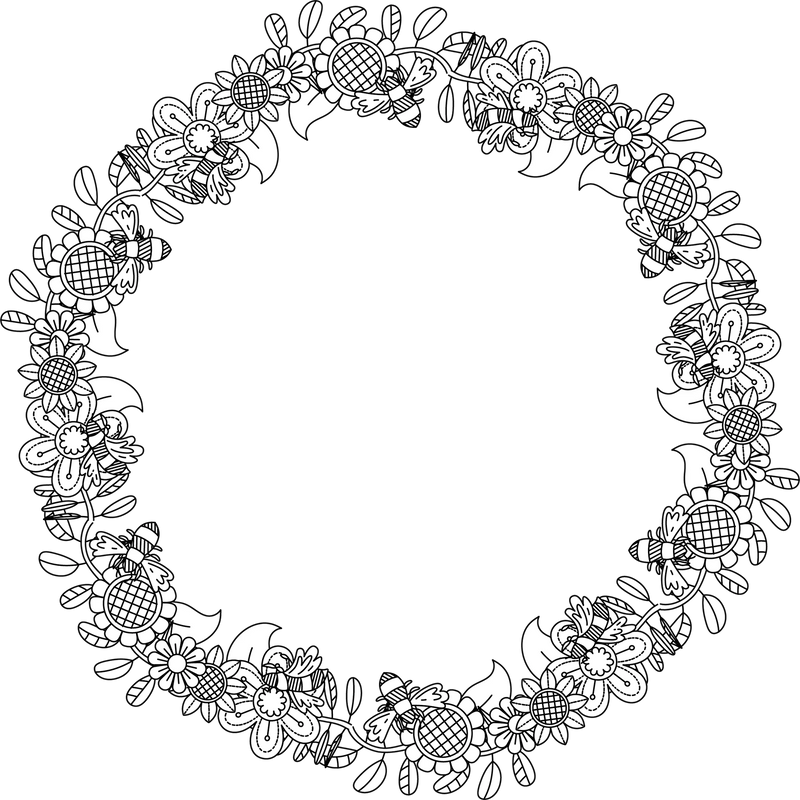 Colorist Heaven Frame Coloring Book - CraftNest - Digital Crafting and Art