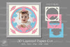 3D Layered Paper Cut Frame Clipart Bundle
