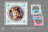 3D Paper Cut Frame Clipart Bundle