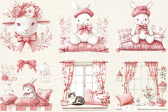 French Nursery Clipart Bundle - CraftNest - Digital Crafting and Art