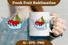 Fresh Cherry Splash Mug Design Bundle