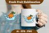 Fresh Orange Splash Mug Design Bundle