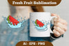 Fresh Watermelon Splash Mug Design Bundle