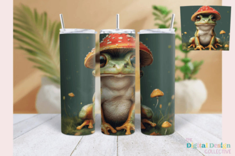 Frog Mushroom Skinny Tumbler Bundle - CraftNest - Digital Crafting and Art