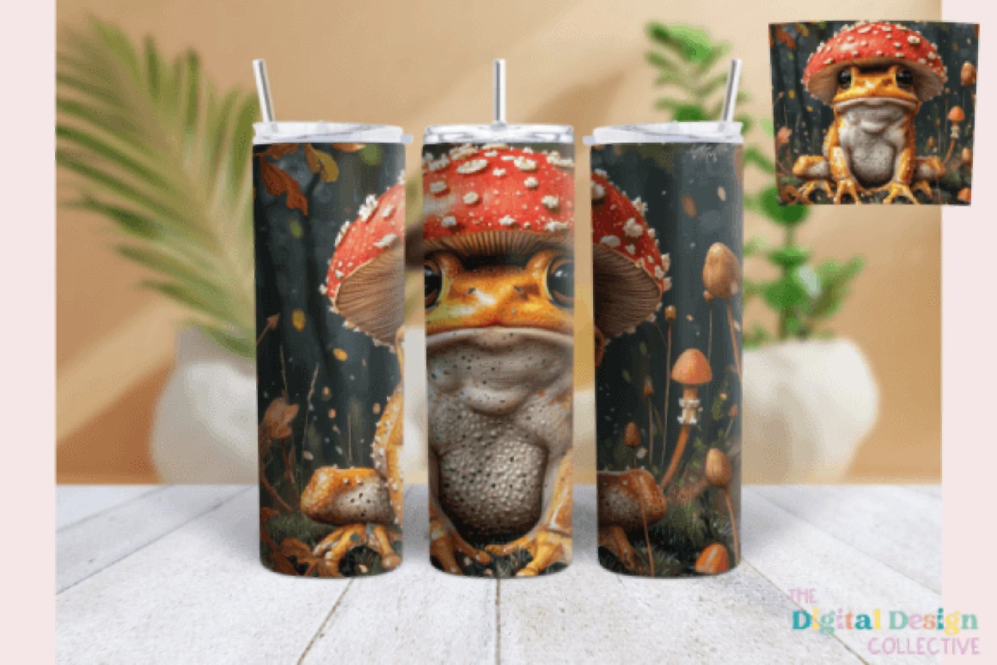 Frog Mushroom Skinny Tumbler Bundle - CraftNest - Digital Crafting and Art