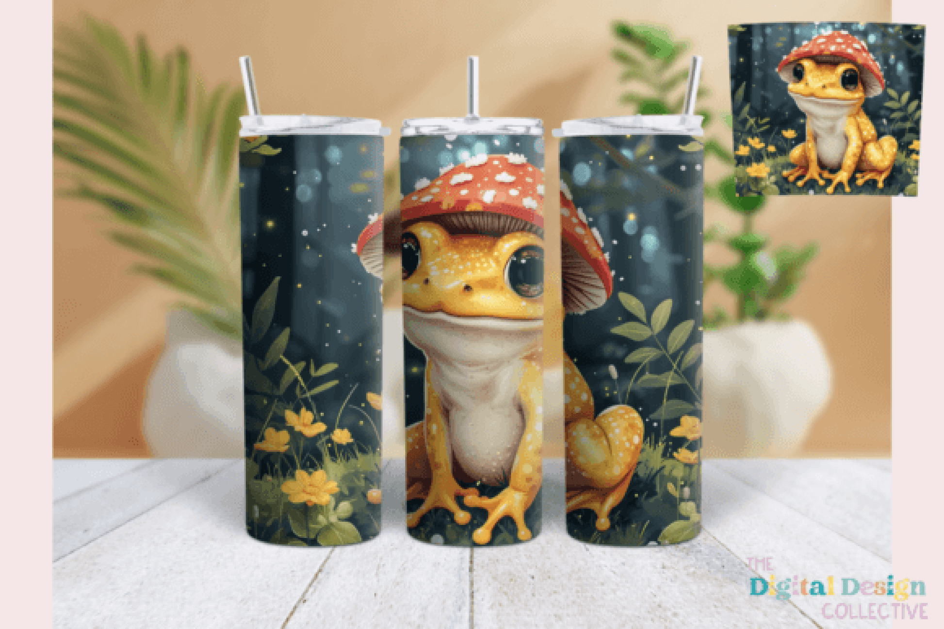 Frog Mushroom Skinny Tumbler Bundle - CraftNest - Digital Crafting and Art