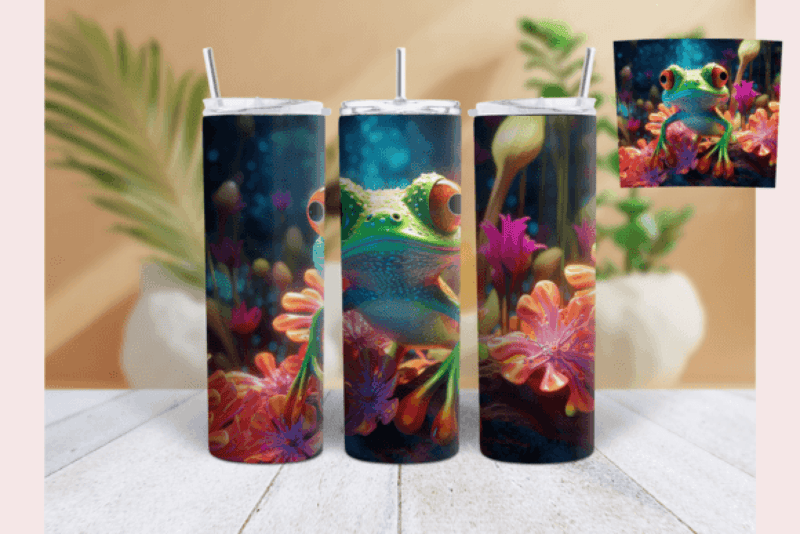 Frog Tumbler Wrap Bundle - CraftNest - Digital Crafting and Art
