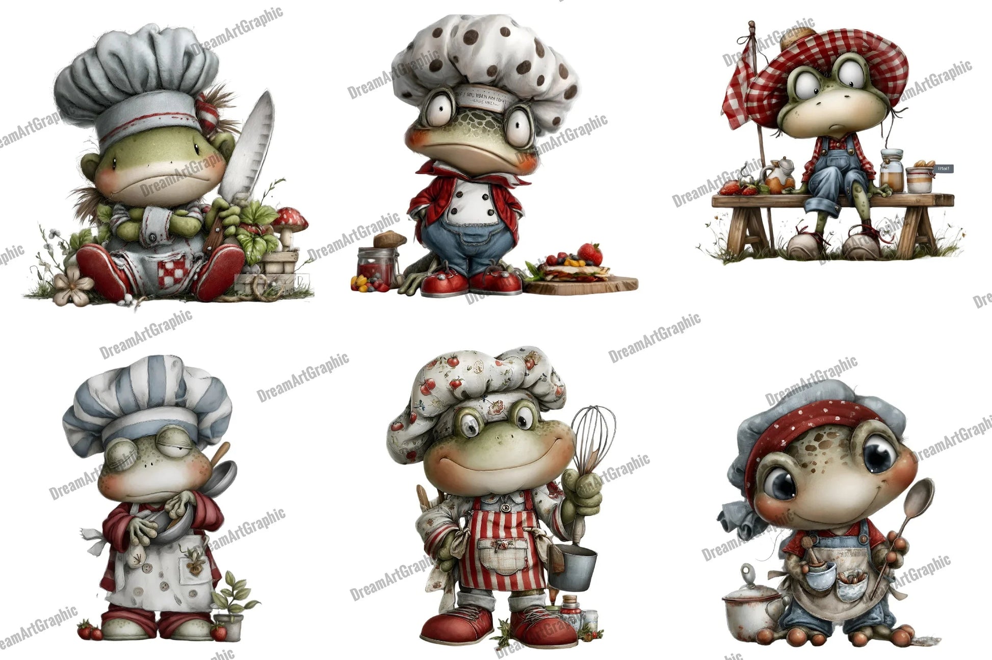 Frog Cutting Board Clipart Bundle - CraftNest - Digital Crafting and Art