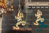 Frog Laser Cut Ornament Clipart Bundle
