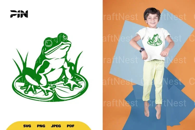 Frog SVG Bundle - CraftNest - Digital Crafting and Art