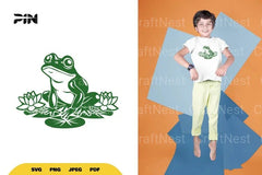 Frog SVG Bundle - CraftNest - Digital Crafting and Art