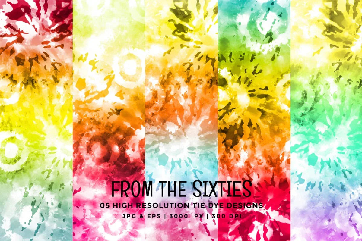 From the 60s - Tie-Dye - CraftNest - Digital Crafting and Art