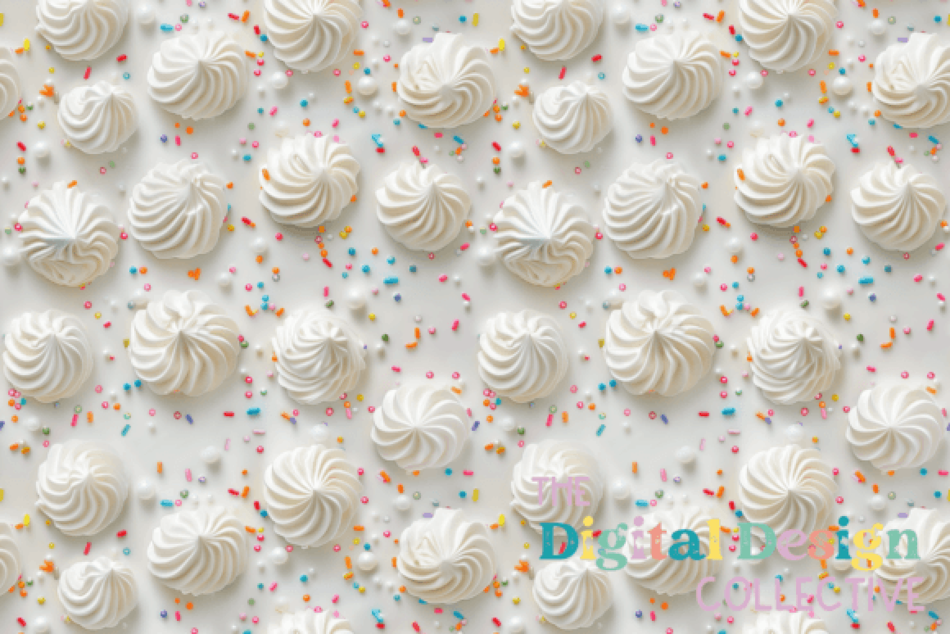 Frosting Seamless Digital Paper - CraftNest - Digital Crafting and Art
