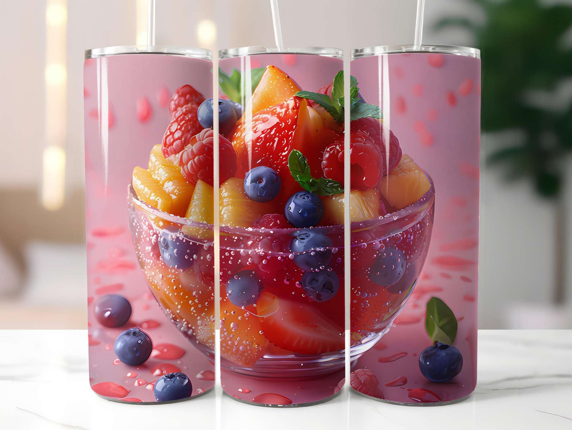 Fruit Salad 1 Tumbler Wrap - CraftNest - Digital Crafting and Art