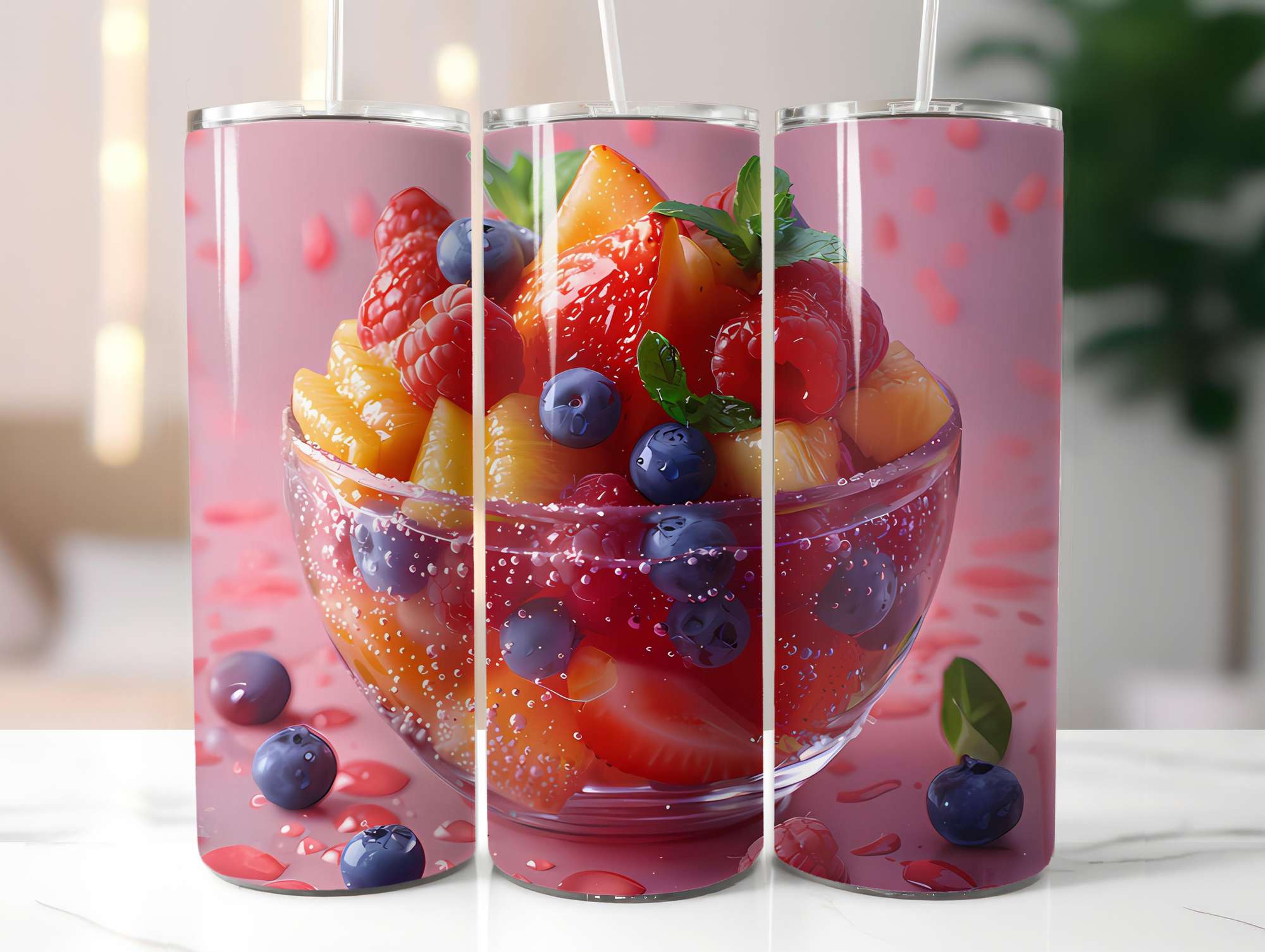 Fruit Salad 1 Tumbler Wrap - CraftNest - Digital Crafting and Art