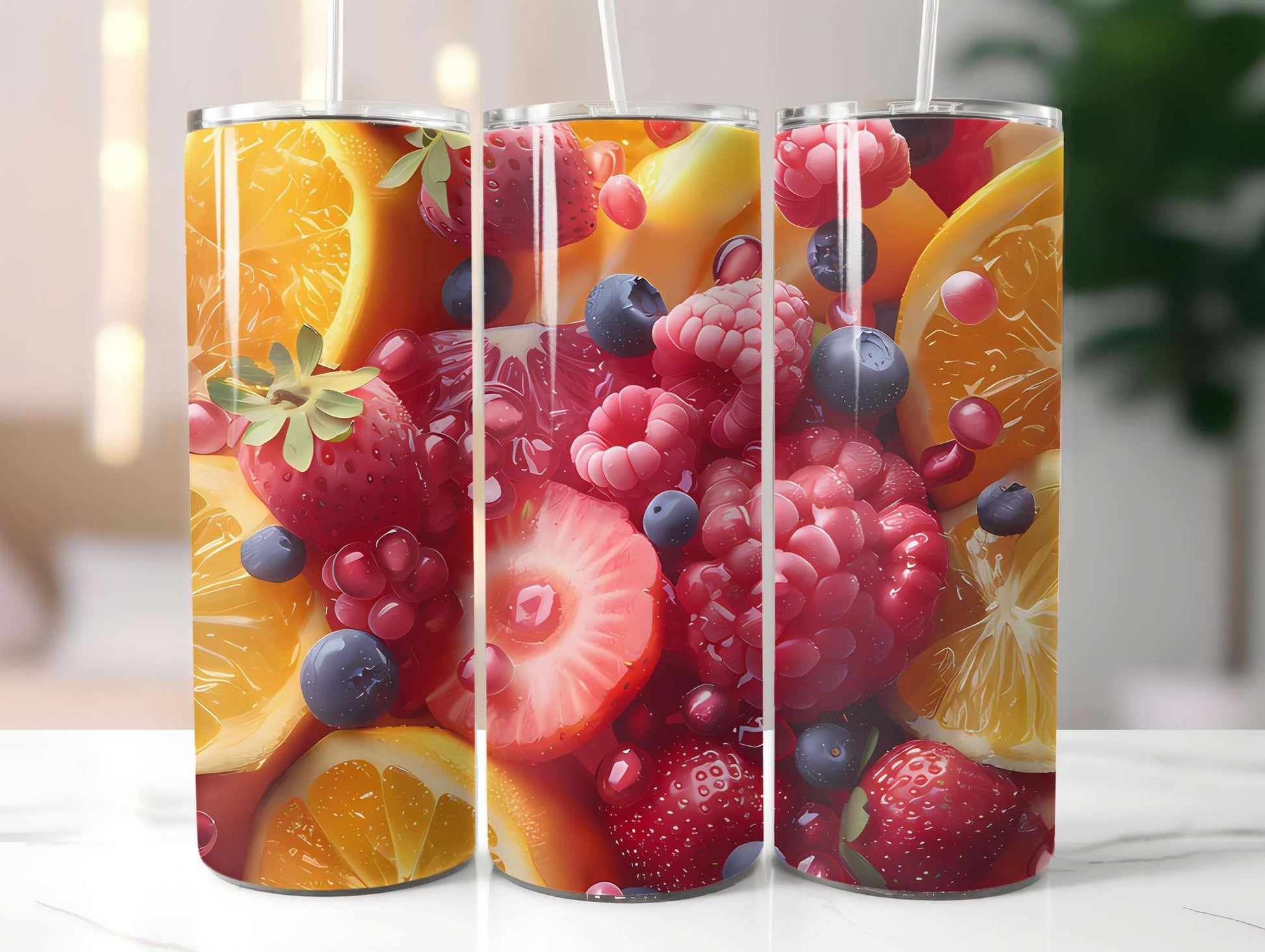 Fruit Salad 1 Tumbler Wrap - CraftNest - Digital Crafting and Art