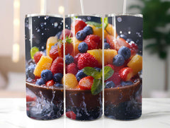 Fruit Salad 5 Tumbler Wrap - CraftNest - Digital Crafting and Art