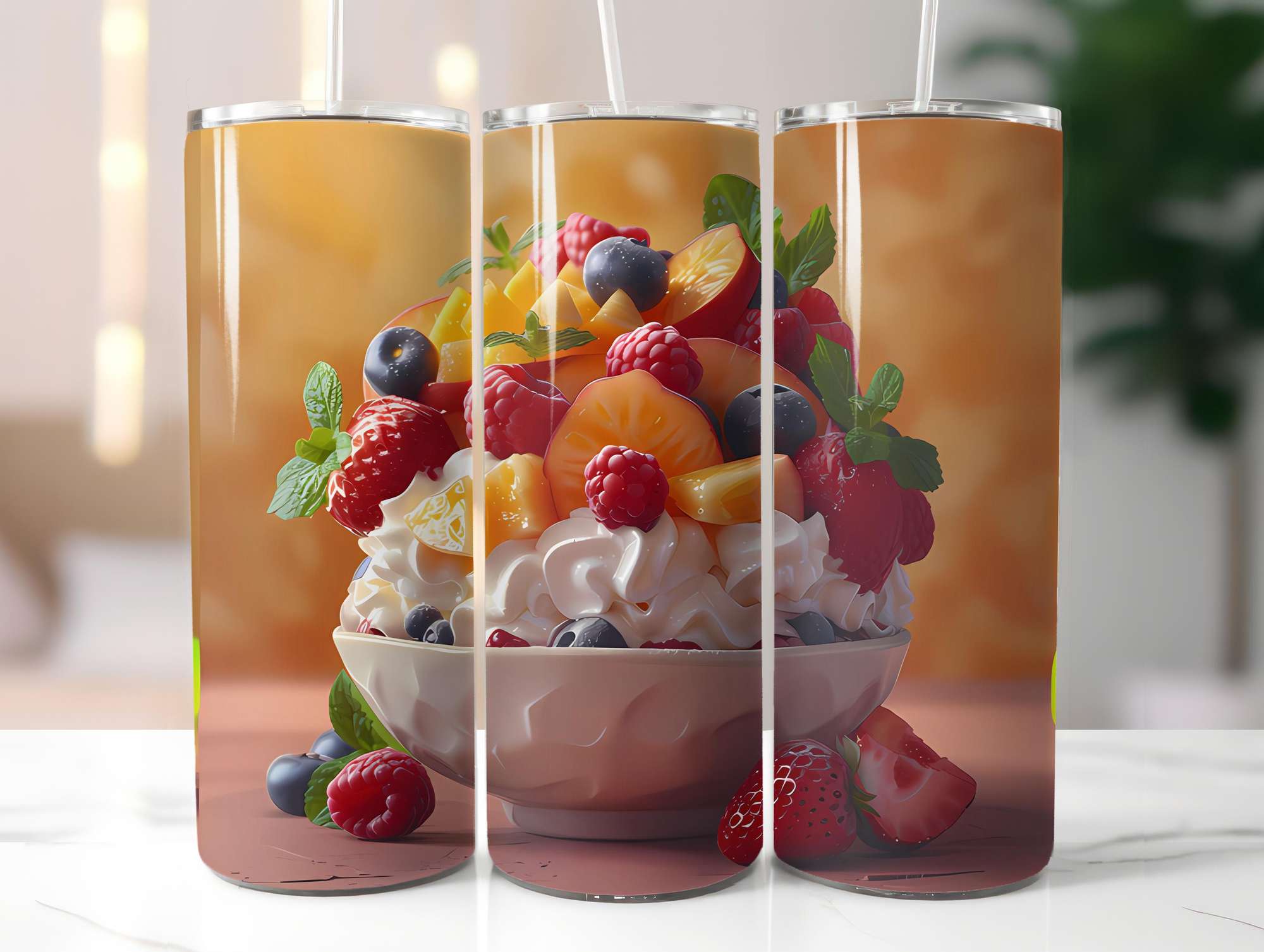 Fruit Salad 4 Tumbler Wrap - CraftNest - Digital Crafting and Art