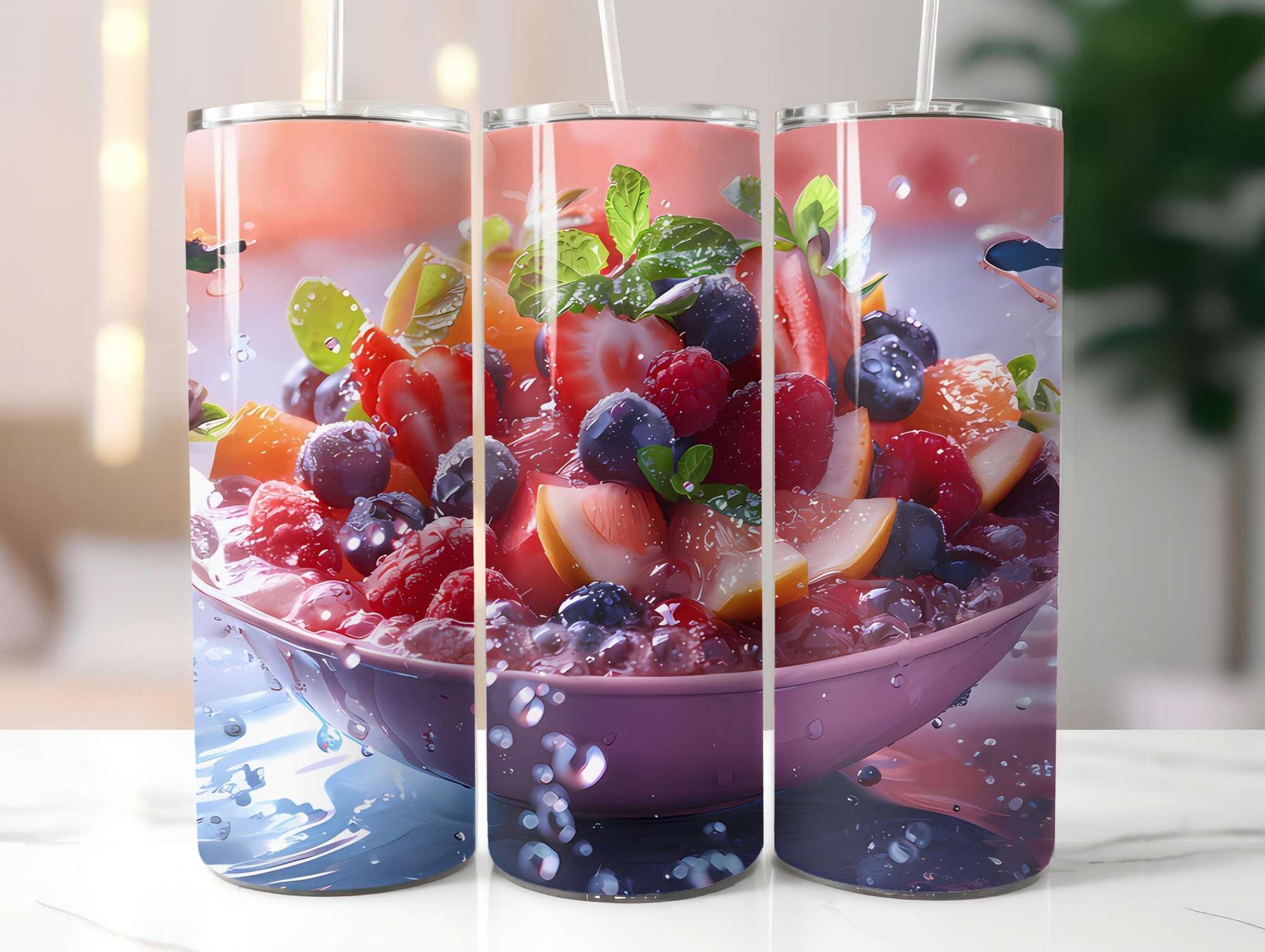 Fruit Salad 1 Tumbler Wrap - CraftNest - Digital Crafting and Art