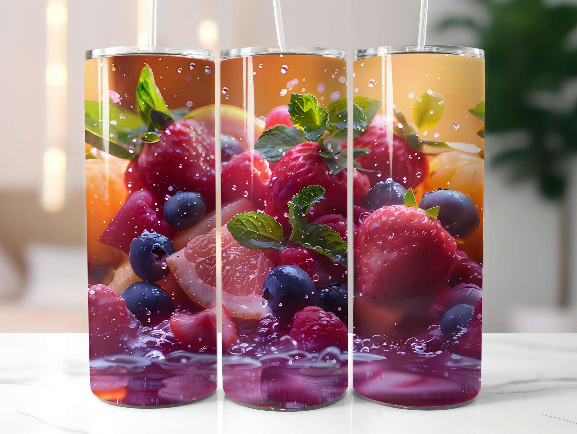 Fruit Salad 4 Tumbler Wrap - CraftNest - Digital Crafting and Art