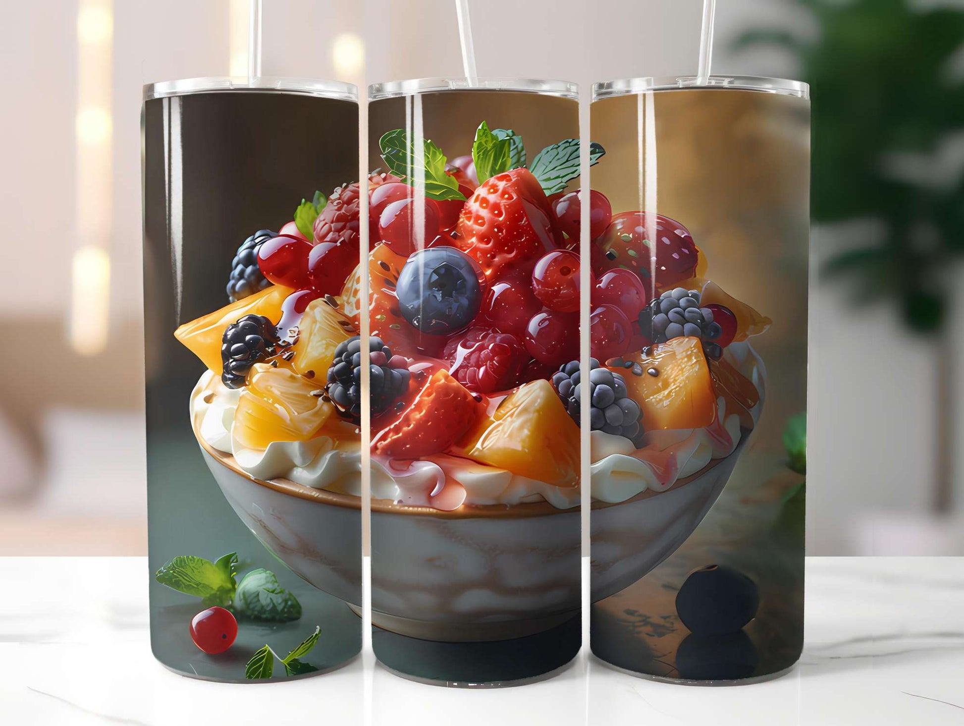 Fruit Salad 1 Tumbler Wrap - CraftNest - Digital Crafting and Art