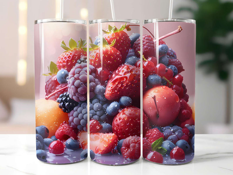 Fruit Salad 4 Tumbler Wrap - CraftNest - Digital Crafting and Art