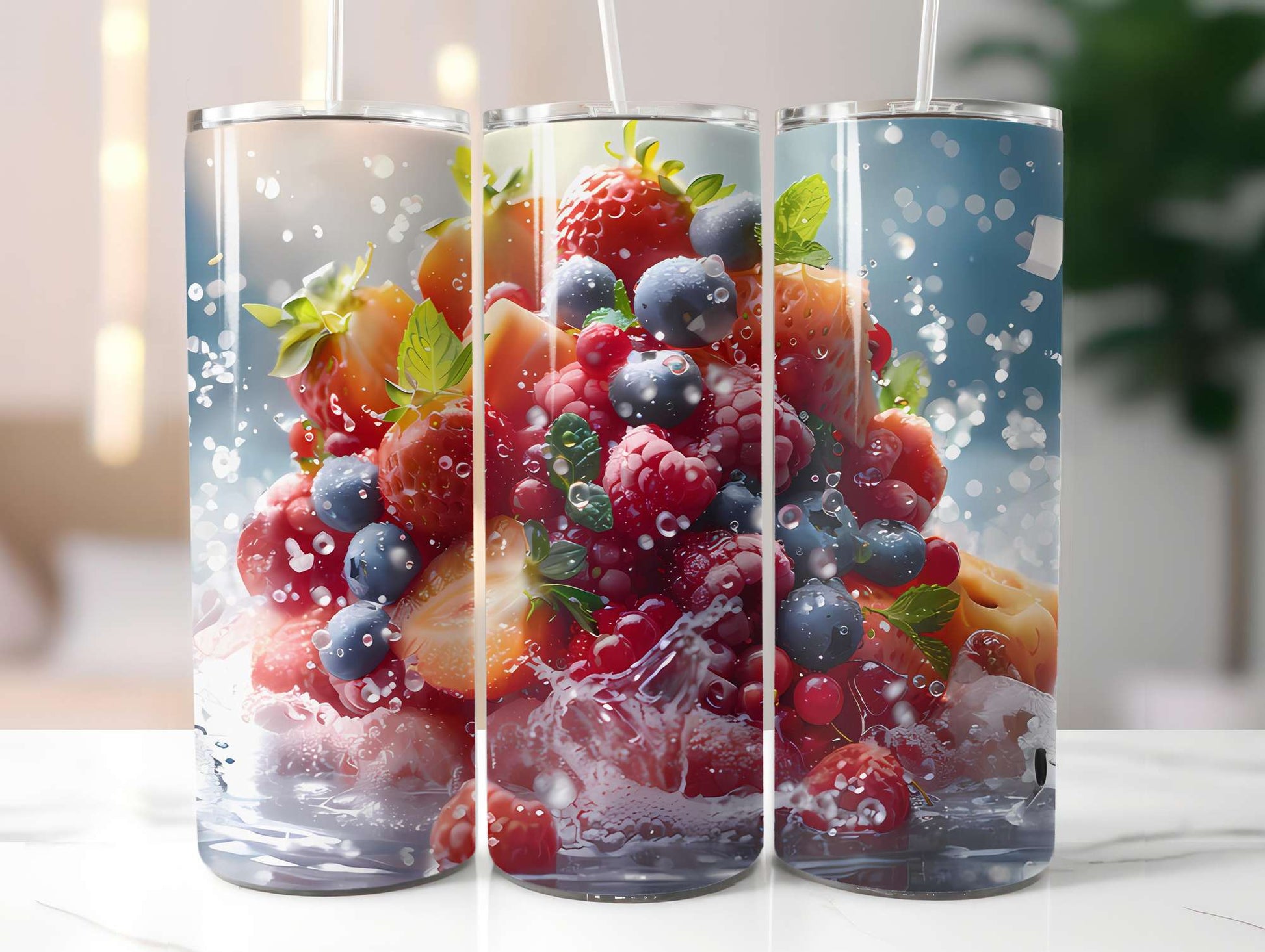 Fruit Salad 1 Tumbler Wrap - CraftNest - Digital Crafting and Art