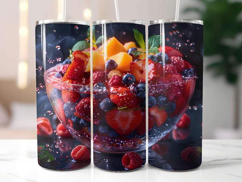 Fruit Salad 5 Tumbler Wrap - CraftNest - Digital Crafting and Art
