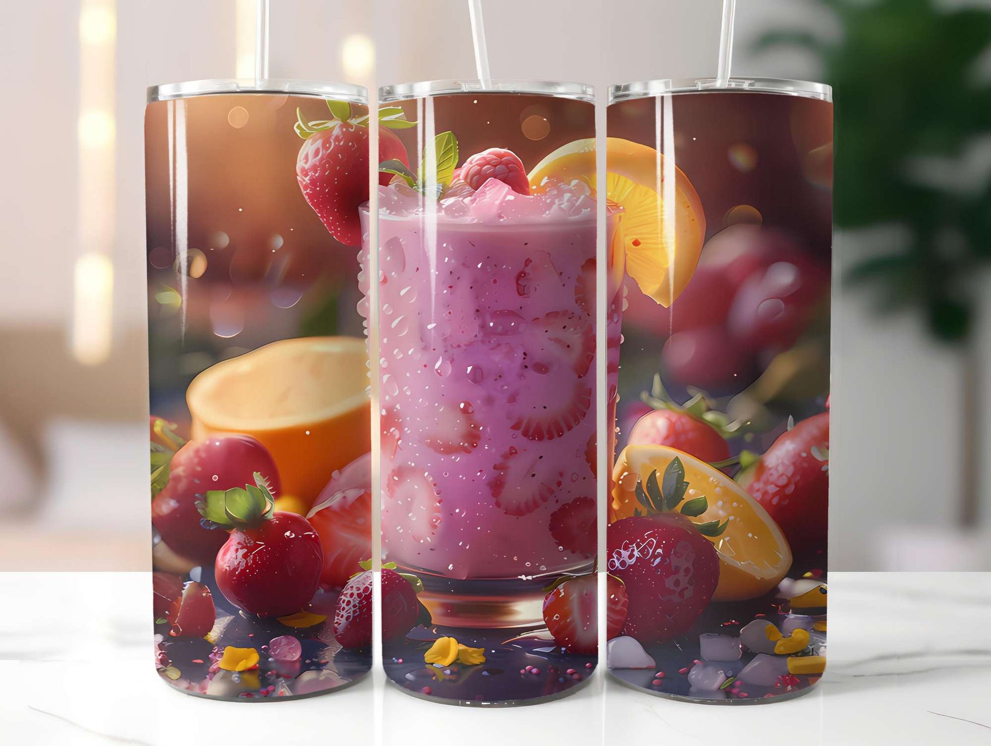 Fruit Salad 5 Tumbler Wrap - CraftNest - Digital Crafting and Art