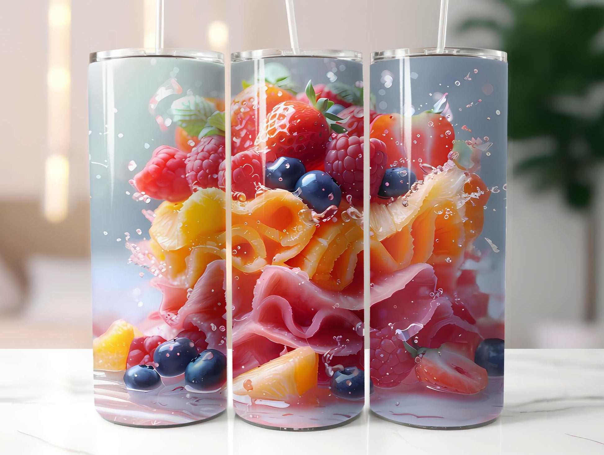 Fruit Salad 4 Tumbler Wrap - CraftNest - Digital Crafting and Art