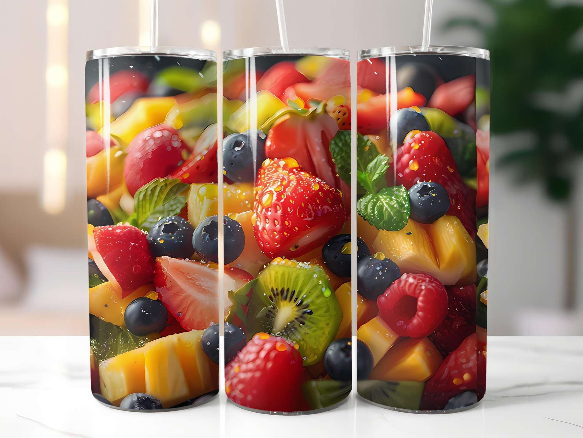 Fruit Salad 5 Tumbler Wrap - CraftNest - Digital Crafting and Art