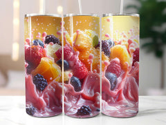 Fruit Salad 4 Tumbler Wrap - CraftNest - Digital Crafting and Art