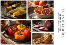 Fruits and Veggies - Stock Images - CraftNest - Digital Crafting and Art