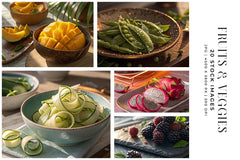 Fruits and Veggies - Stock Images - CraftNest - Digital Crafting and Art