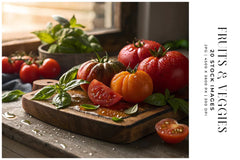 Fruits and Veggies - Stock Images - CraftNest - Digital Crafting and Art