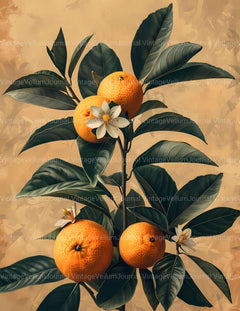 Mediterranean Citrus Junk Journal Pages - CraftNest - Digital Crafting and Art