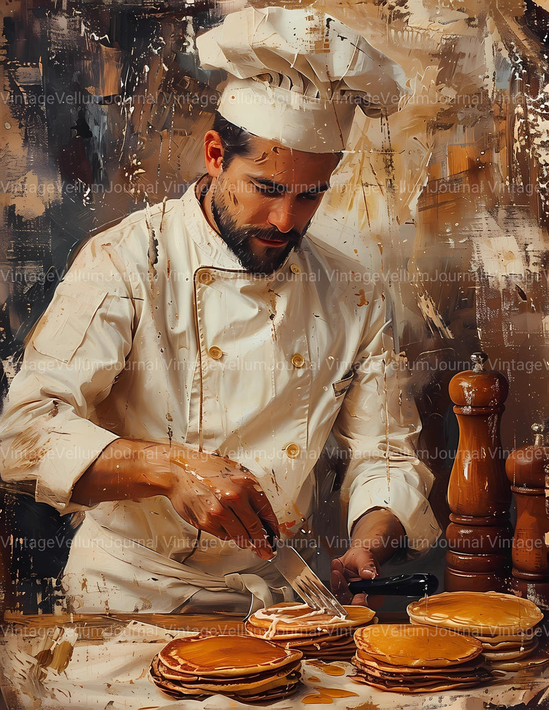 Chef Junk Journal Pages - CraftNest - Digital Crafting and Art