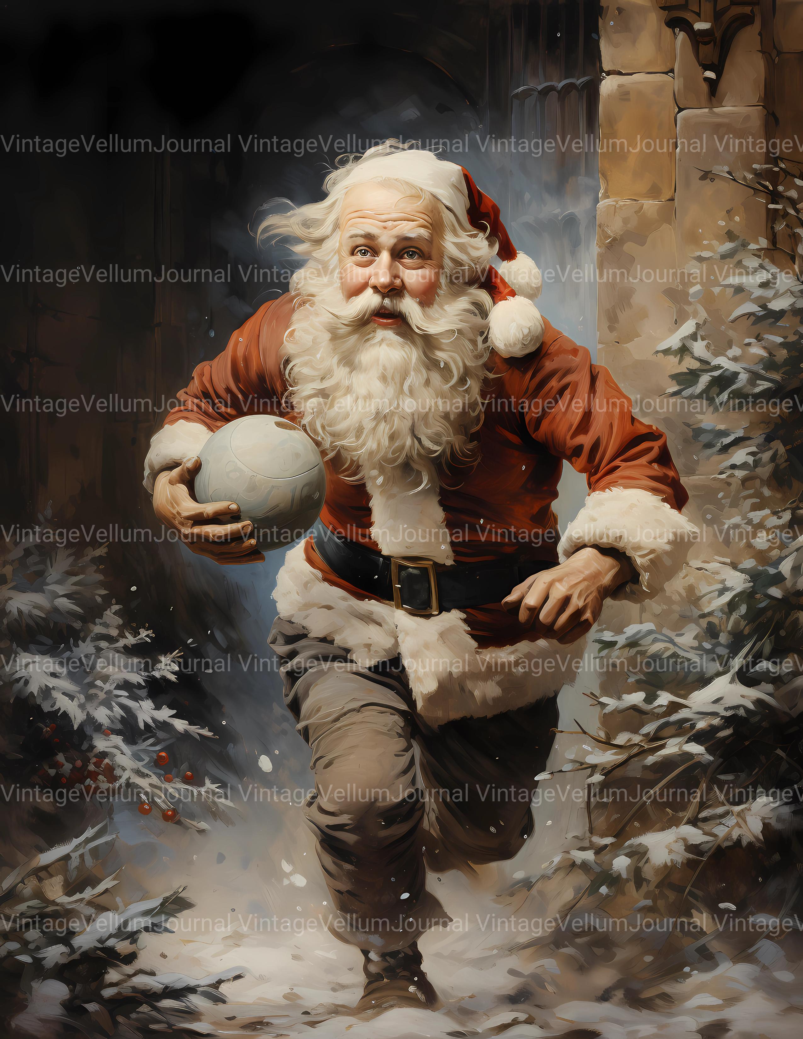 Sporty Christmas Junk Journal Pages - CraftNest