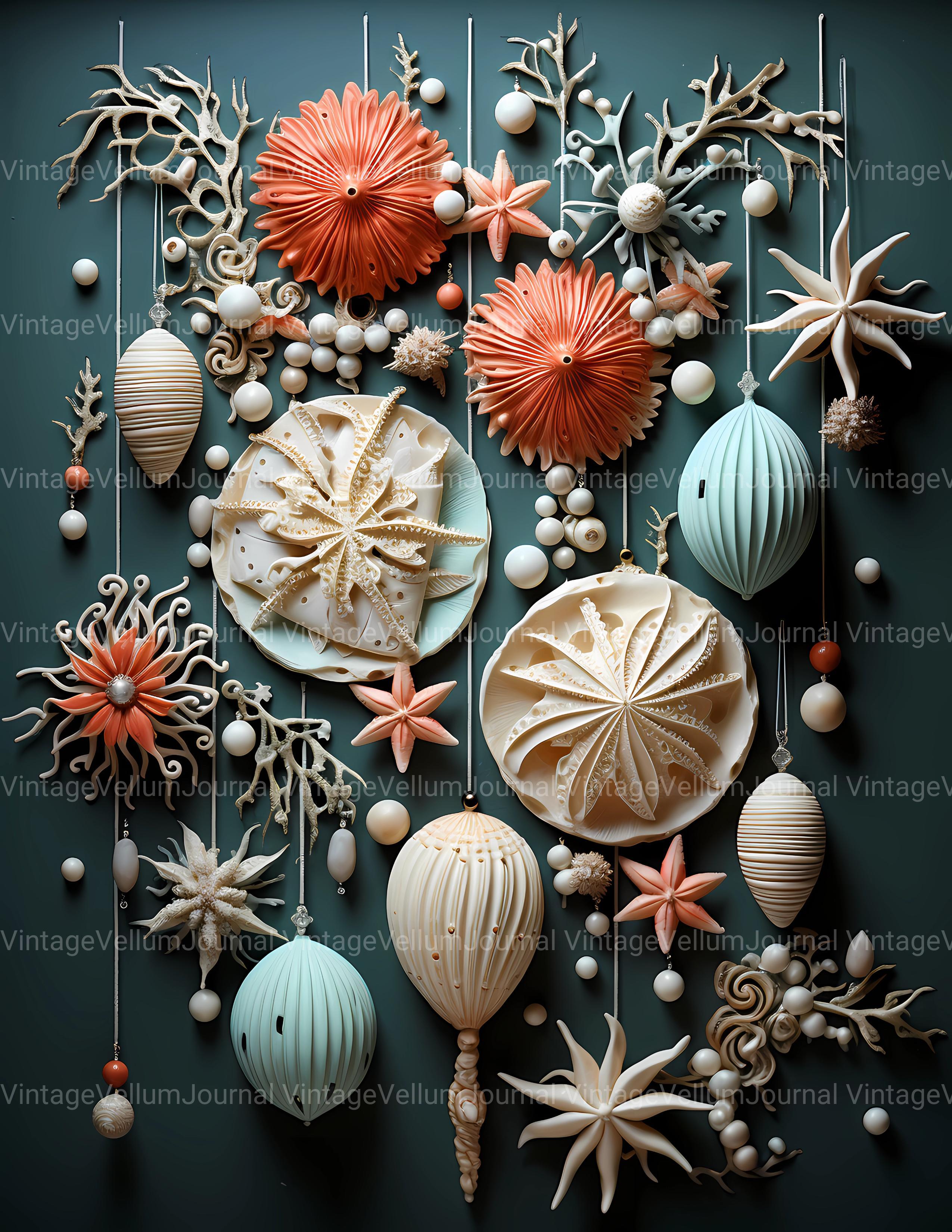 Tropical Christmas Junk Journal Pages - CraftNest