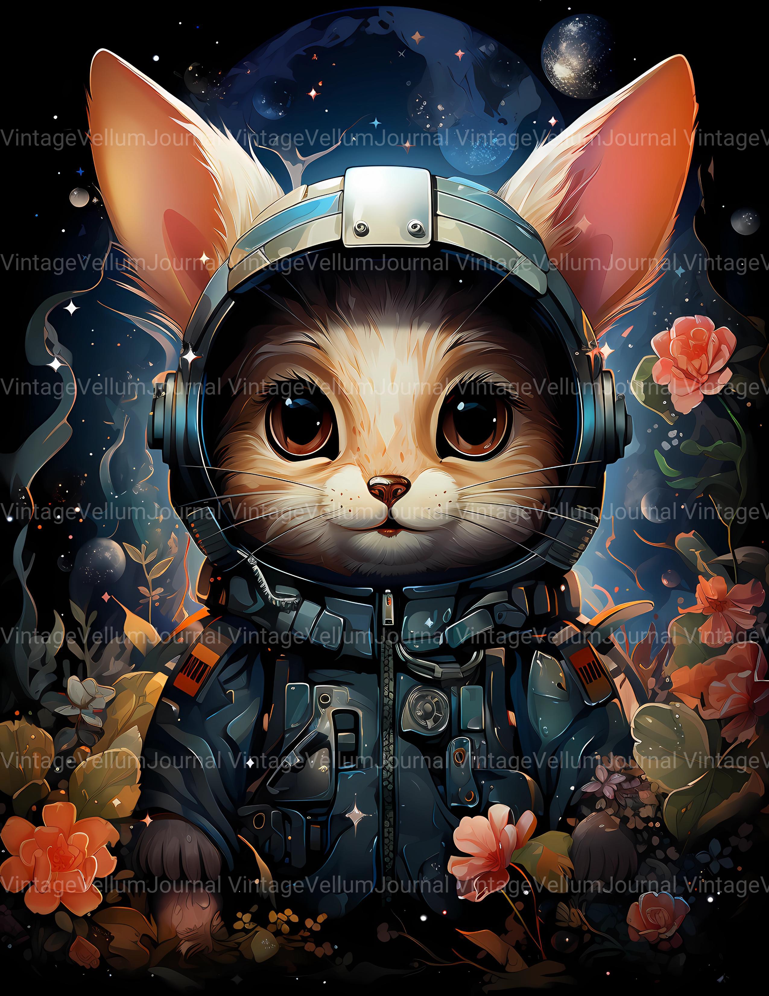 Kawaii Space Junk Journal Pages - CraftNest