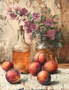 Stone Fruit Junk Journal Pages - CraftNest - Digital Crafting and Art