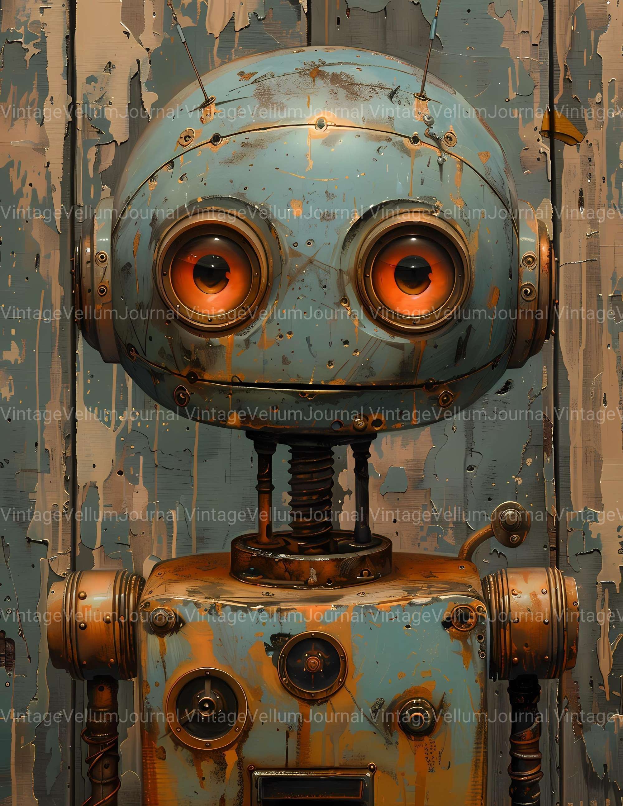 Roboter Summer Junk Journal Pages - CraftNest - Digital Crafting and Art