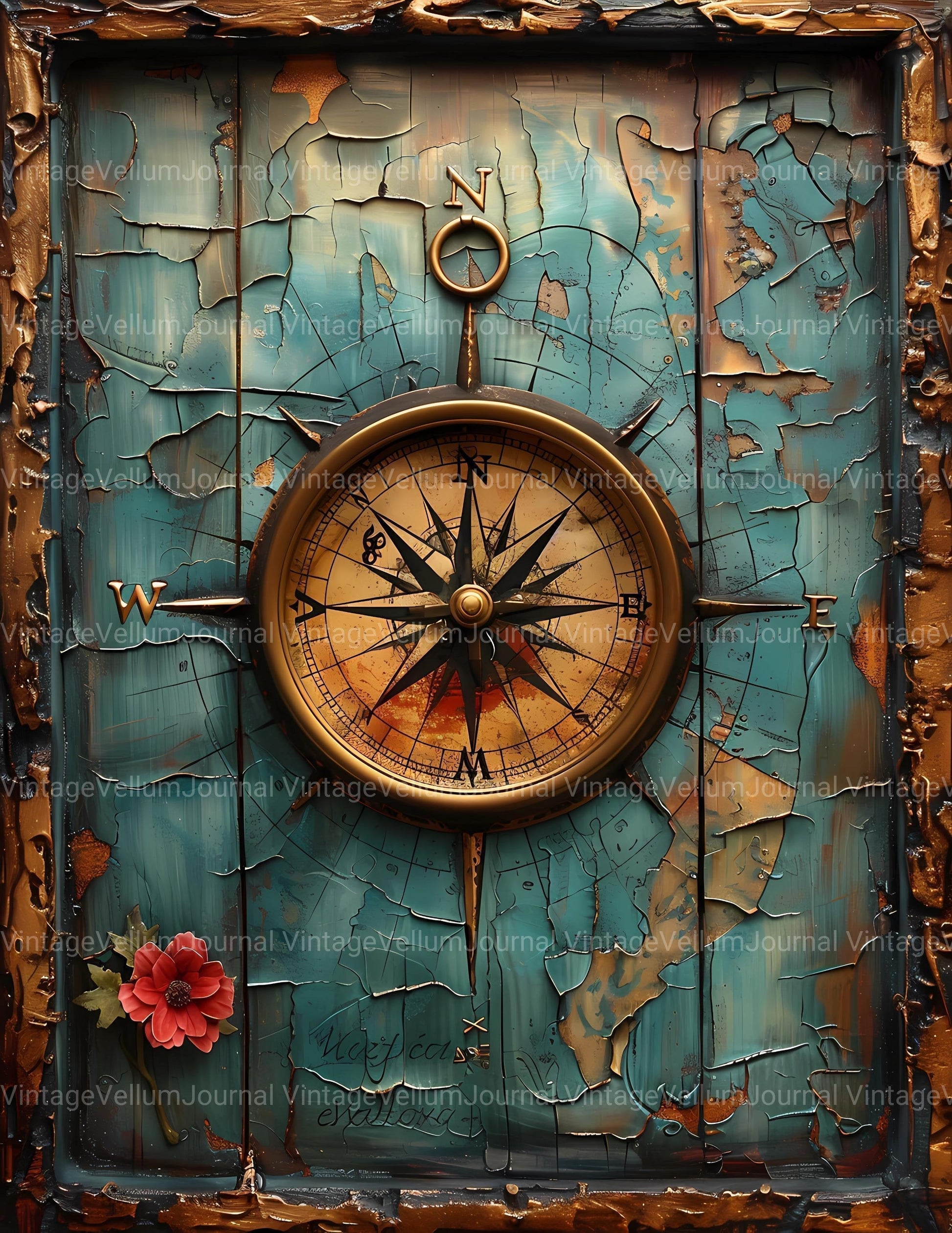 Sailing Junk Journal Pages - CraftNest - Digital Crafting and Art