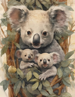 Koalas Junk Journal Pages - CraftNest