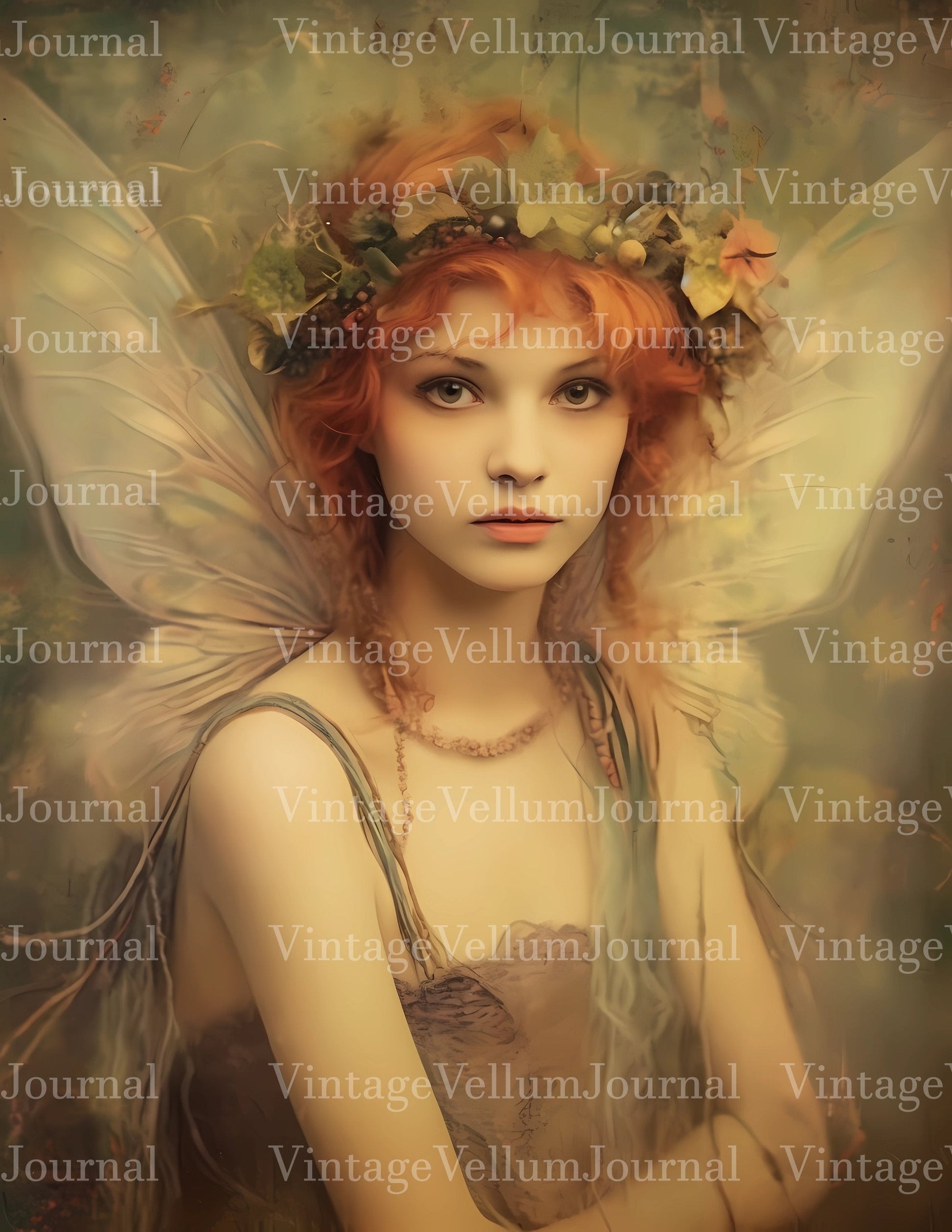 Garden Fairies Junk Journal Pages - CraftNest