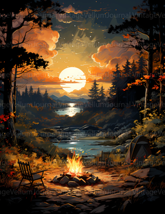 Bonfire Gatherings Junk Journal Pages - CraftNest