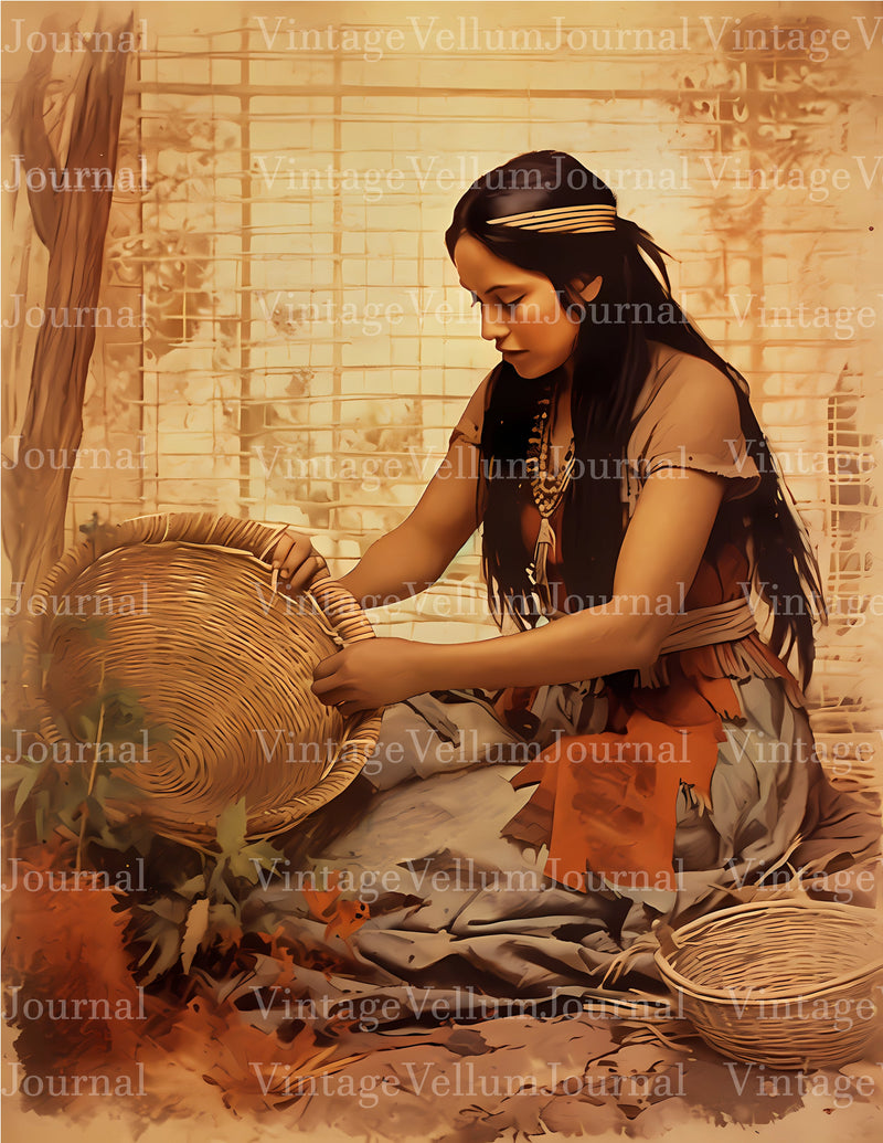 Native Americans Junk Journal Pages - CraftNest