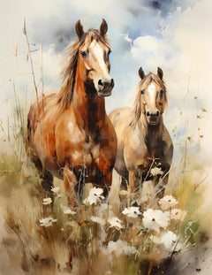 Cute Horses Junk Journal Pages - CraftNest