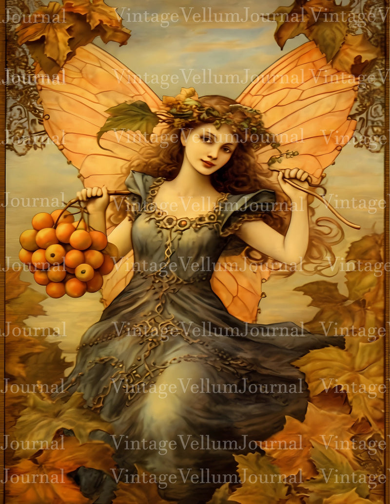 Autumn Fairies Junk Journal Pages - CraftNest